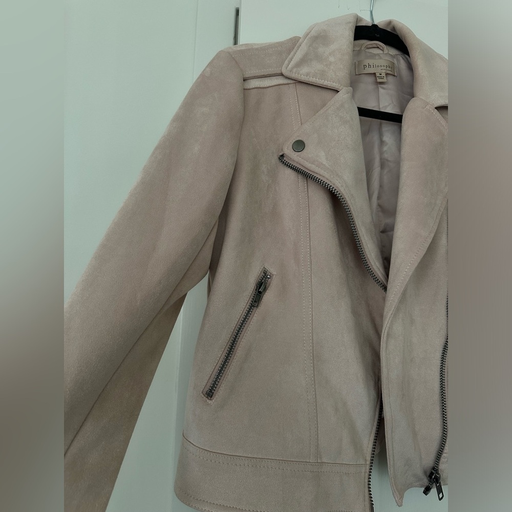 Suede pink jacket - Picture 3 of 5